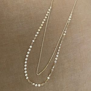 Kendra Scott adjustable layering gold necklace